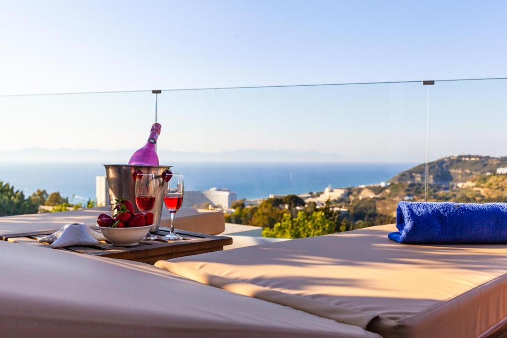 Flyviewflatsgold Privatehottub With Seaview Appartement Ixia  Buitenkant foto