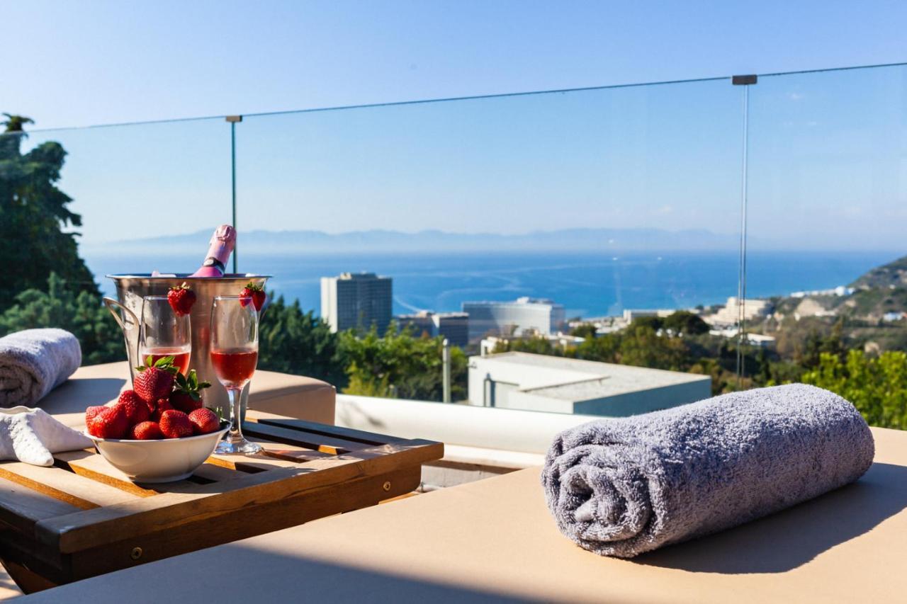 Flyviewflatsgold Privatehottub With Seaview Appartement Ixia  Buitenkant foto