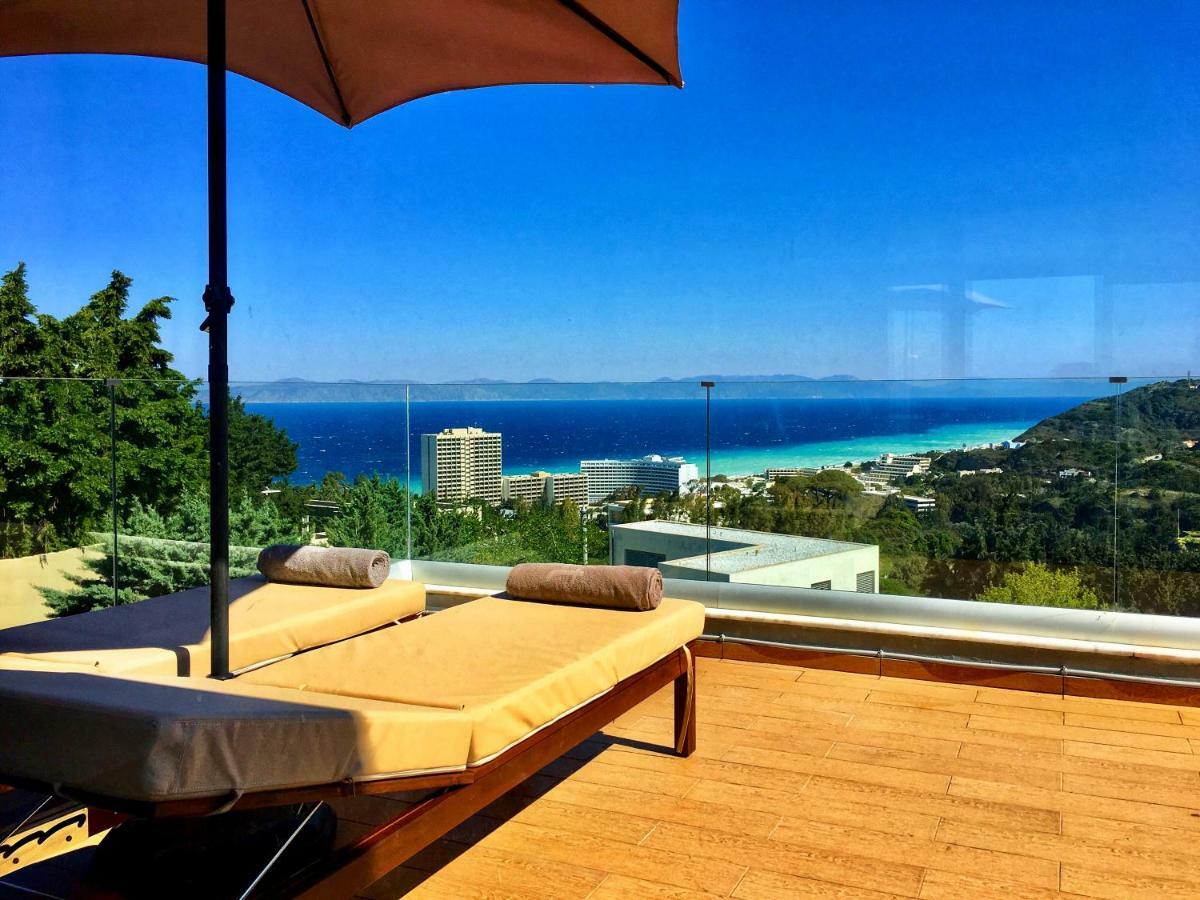 Flyviewflatsgold Privatehottub With Seaview Appartement Ixia  Buitenkant foto