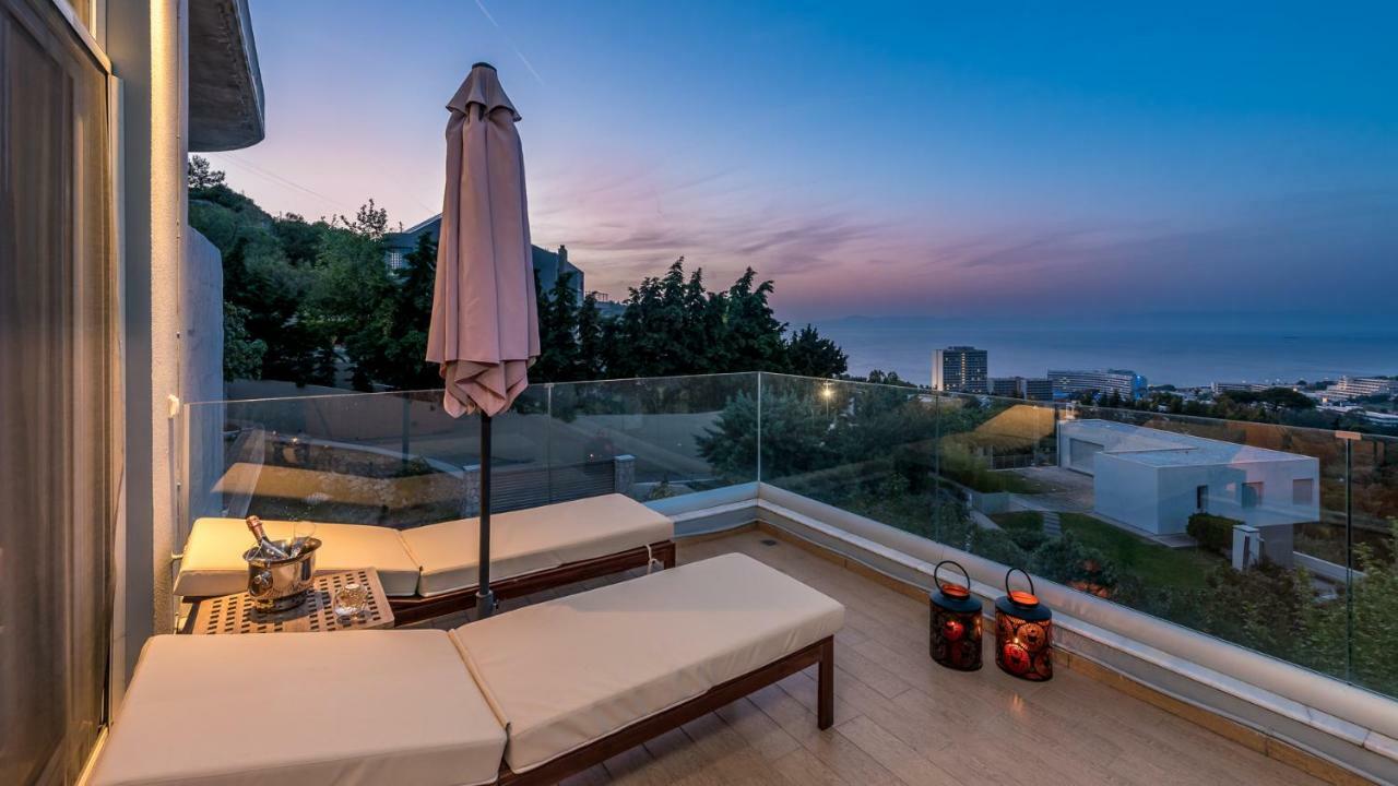 Flyviewflatsgold Privatehottub With Seaview Appartement Ixia  Buitenkant foto