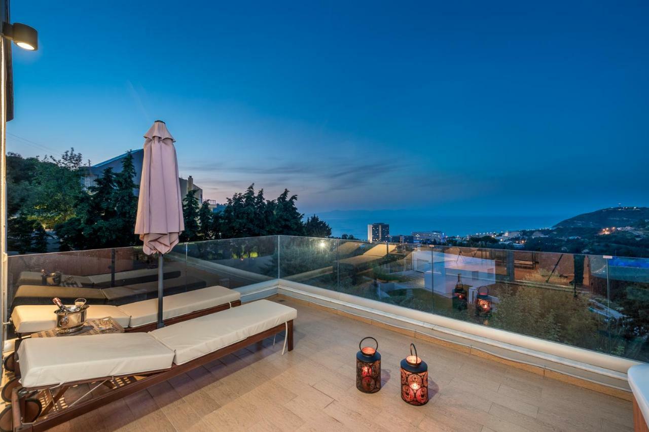 Flyviewflatsgold Privatehottub With Seaview Appartement Ixia  Buitenkant foto