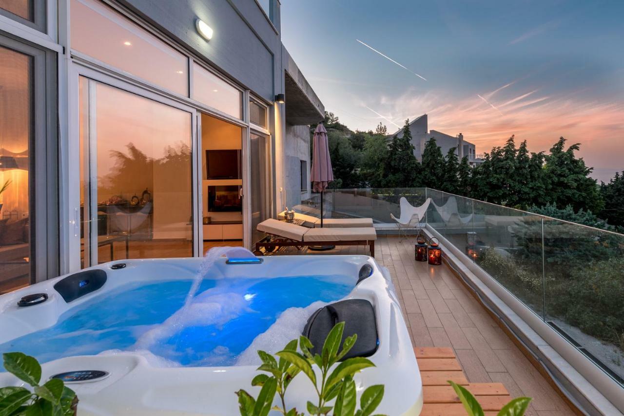 Flyviewflatsgold Privatehottub With Seaview Appartement Ixia  Buitenkant foto