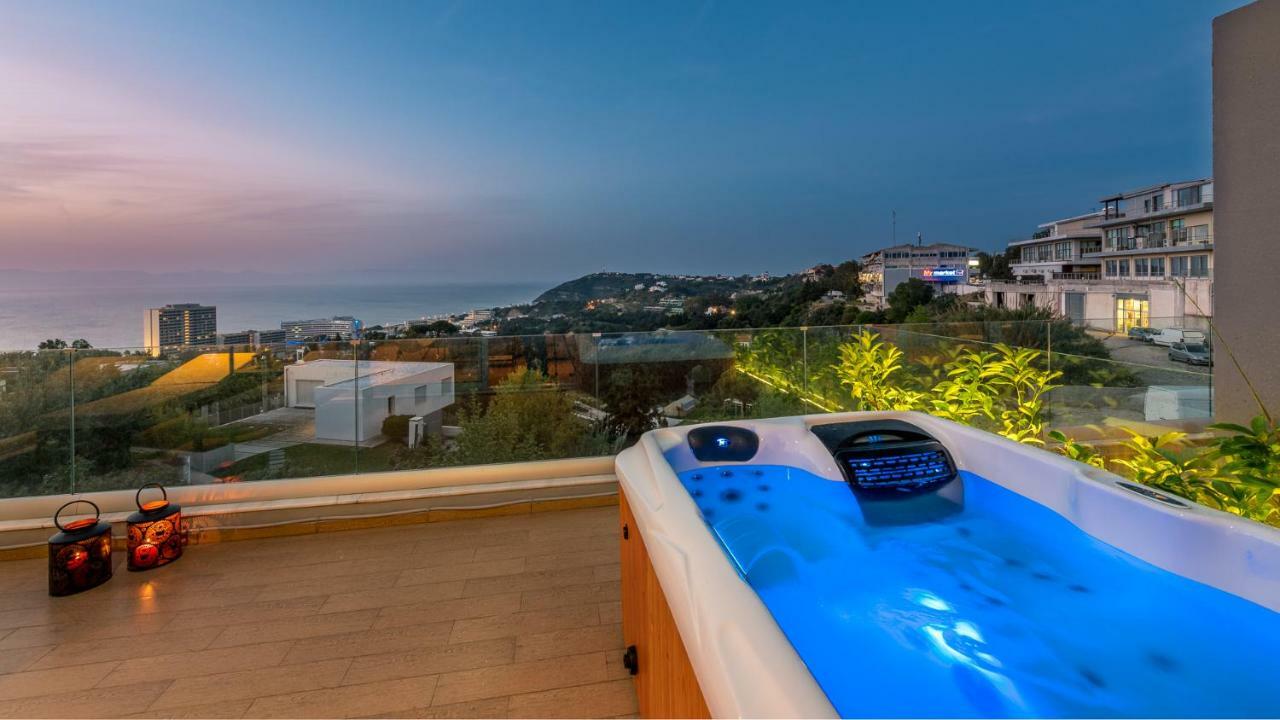 Flyviewflatsgold Privatehottub With Seaview Appartement Ixia  Buitenkant foto