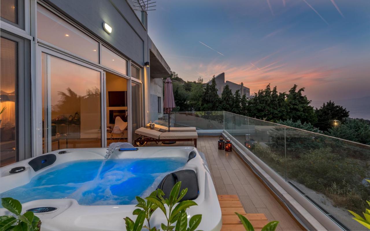 Flyviewflatsgold Privatehottub With Seaview Appartement Ixia  Buitenkant foto